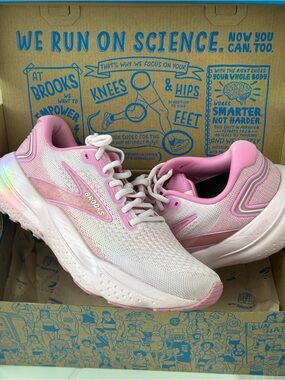 Brooks Glycerin 21 Women's Pink & White Running Sneakers